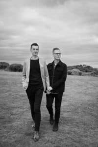 couple walking hand in hand at Portmarnock Hotel