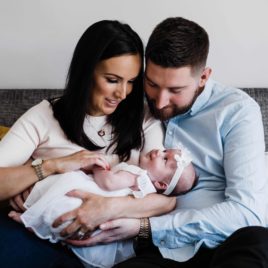 Newborn baby with family photoshoot, Dublin