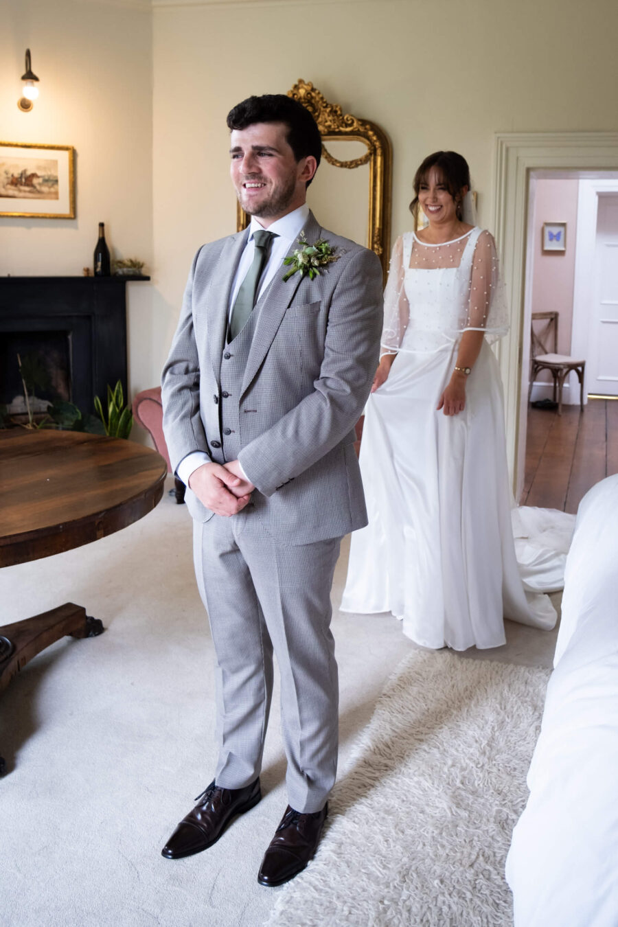 First Look in the bedroom at Ballintubbert House and Gardens