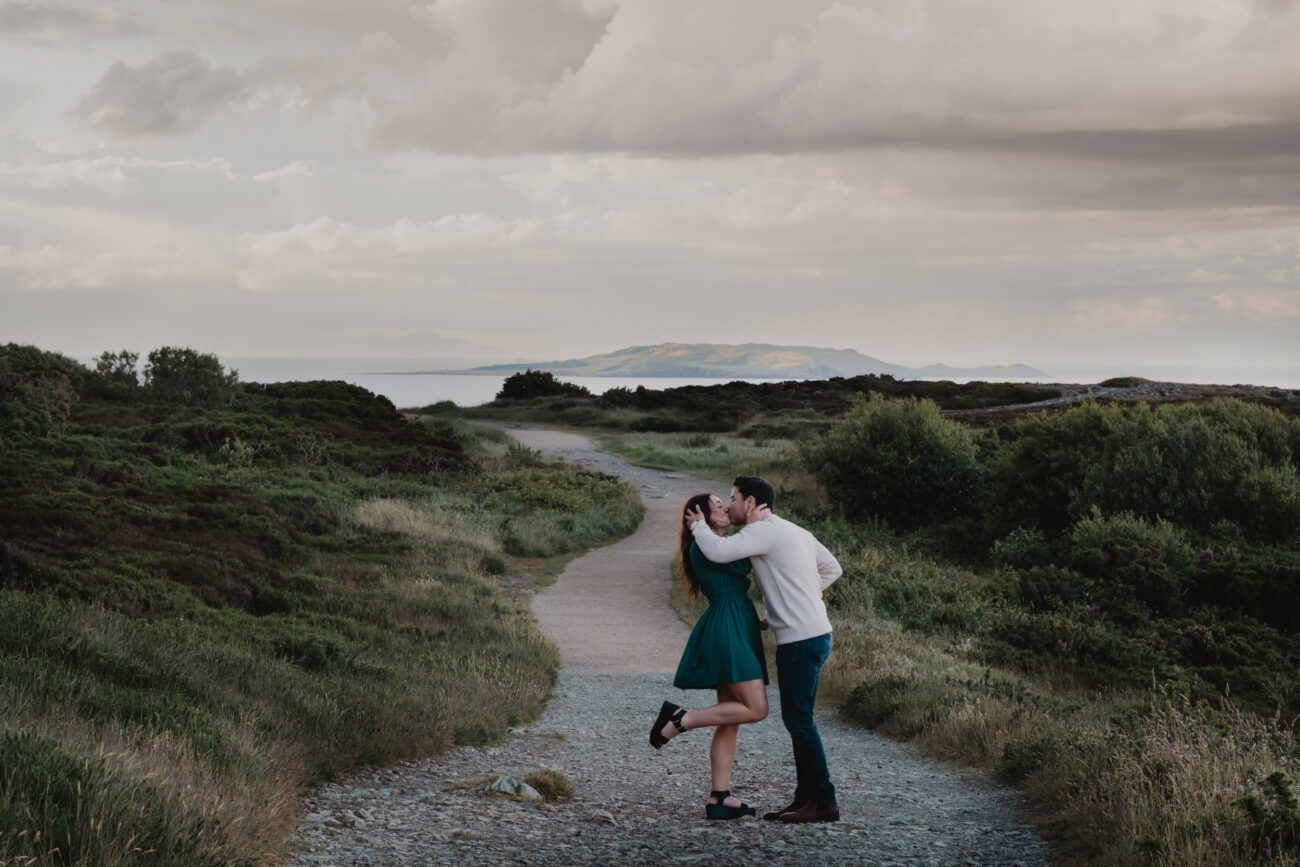 Engagement photoshoot in Howth Summit. Surprise proposal at Howth Summit