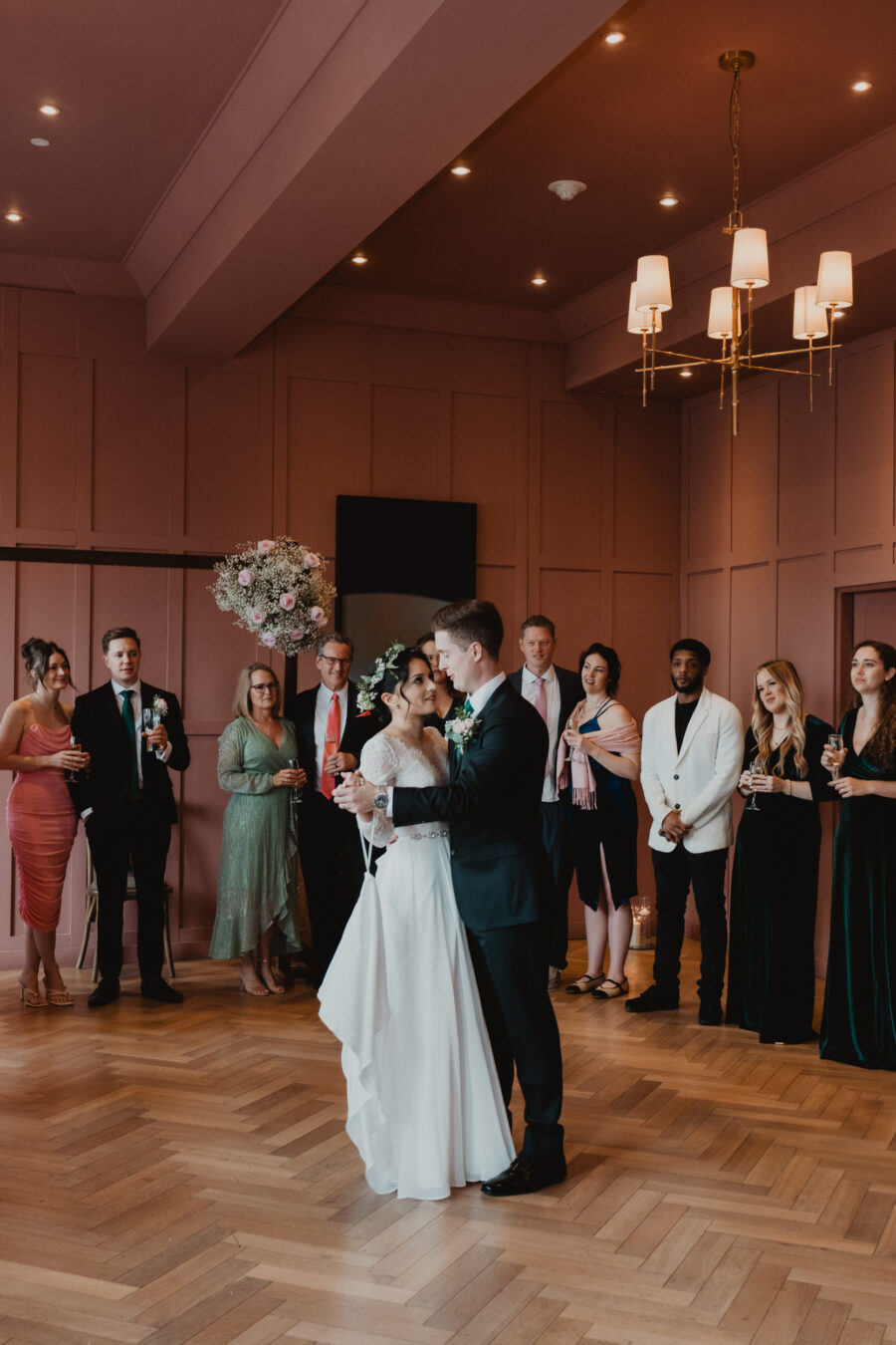 First dance at The Clarence hotel, wedding at The Clarence Hotel