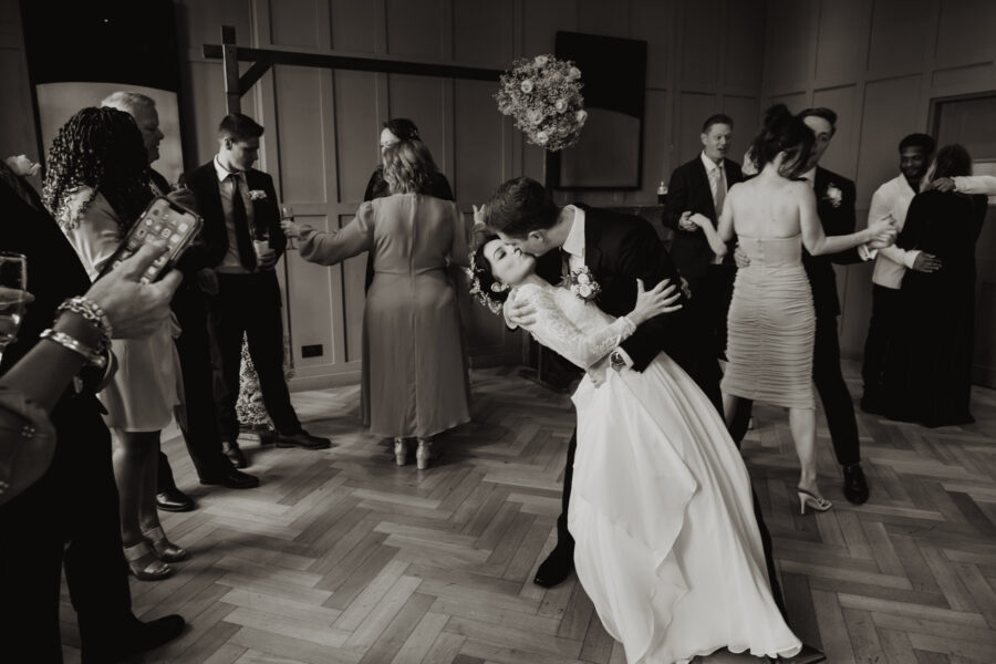 First dance at The Clarence hotel, wedding at The Clarence Hotel