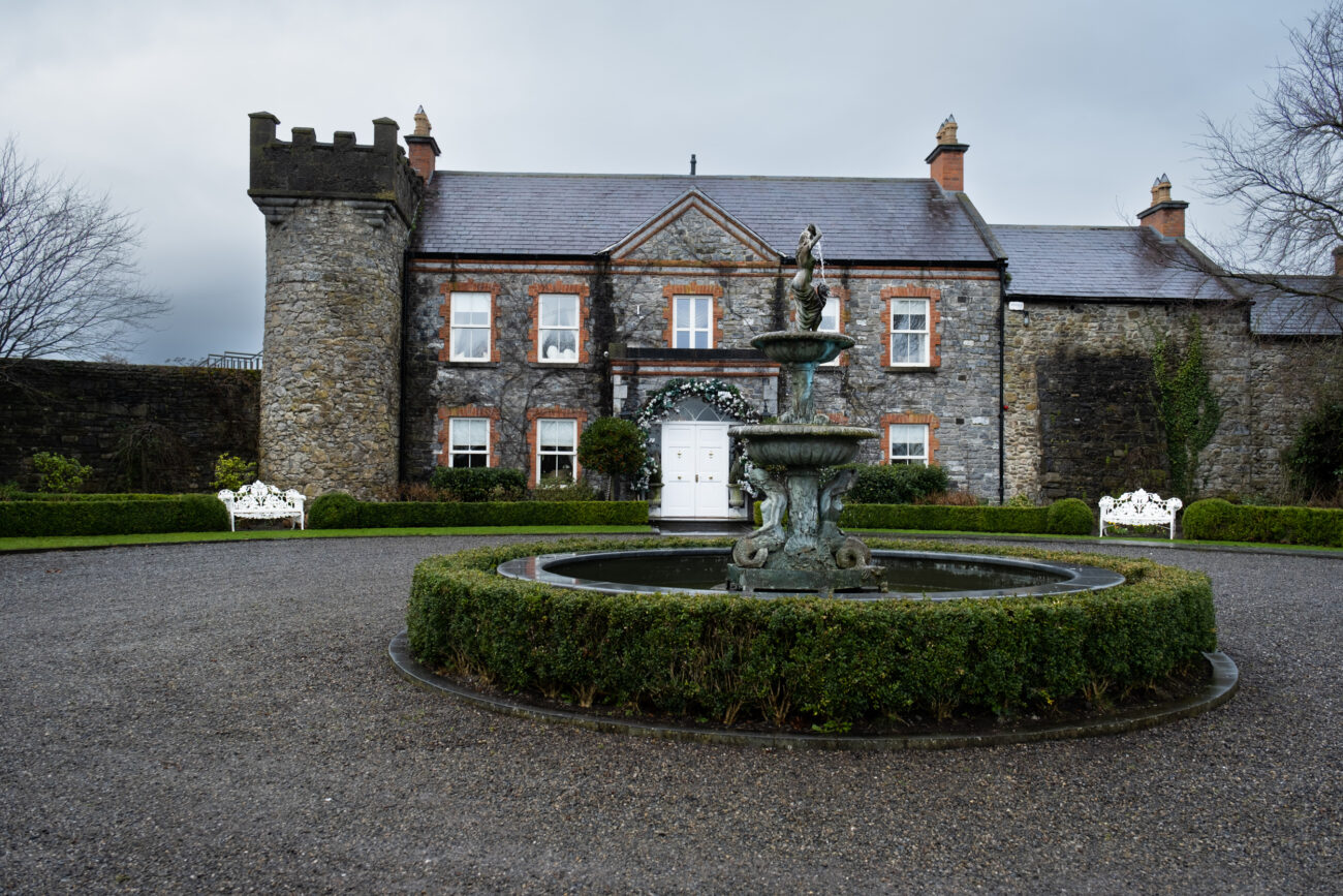 front of the manor house at Ballymagarvey Village