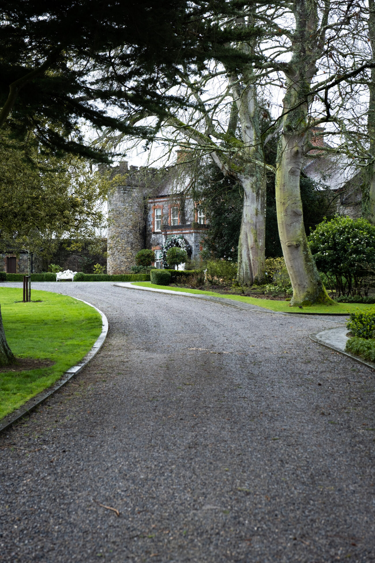 Shot of the front of Manor House at Ballymagarvey Village