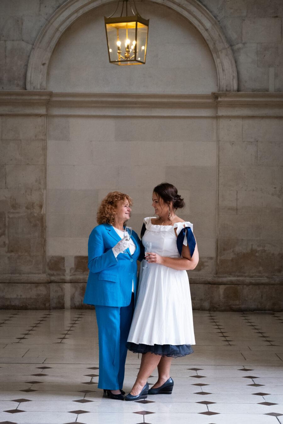 mother and bride at Dublin city hall