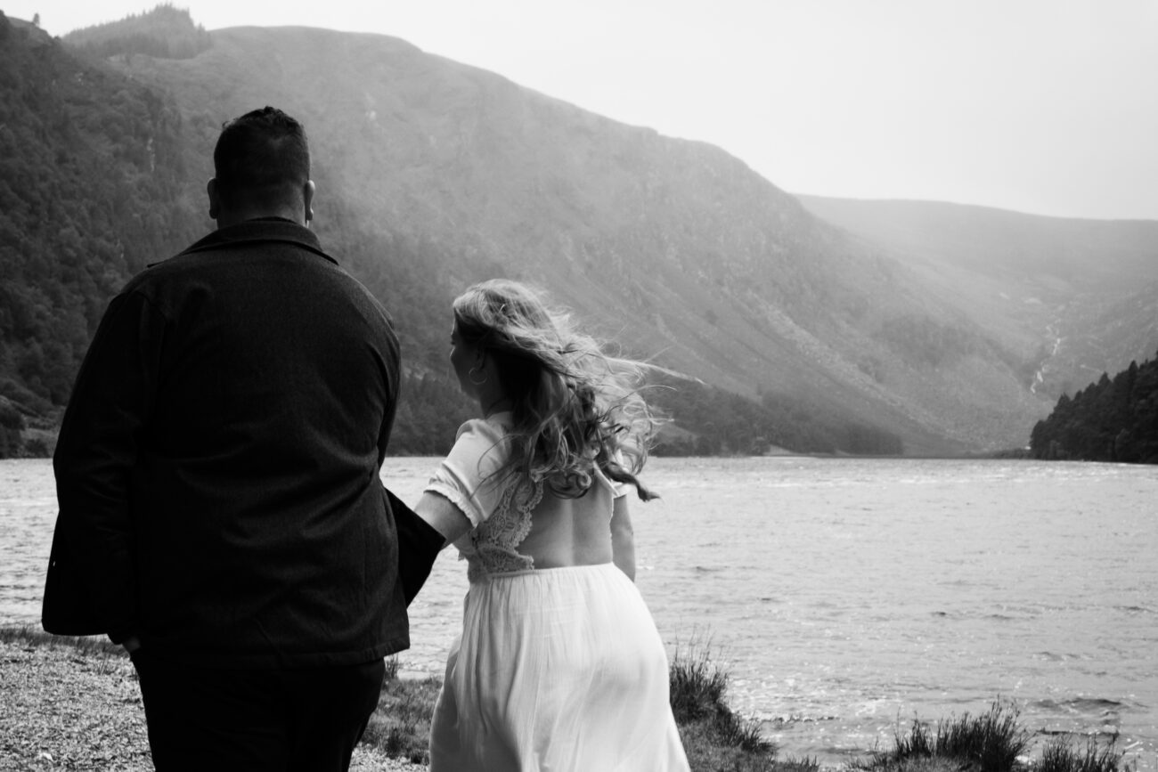 Engagement photography in Glendalough