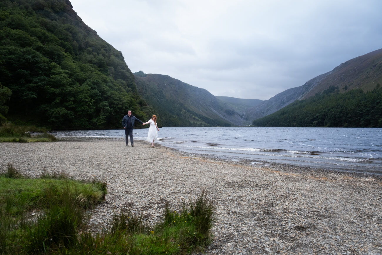 Engagement photography in Glendalough