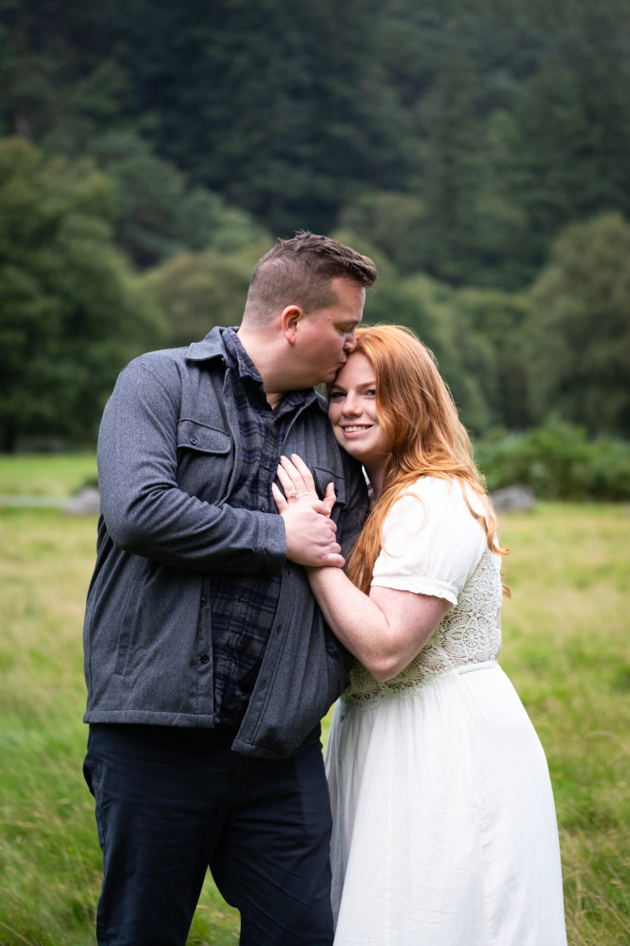 Engagement photography in Glendalough