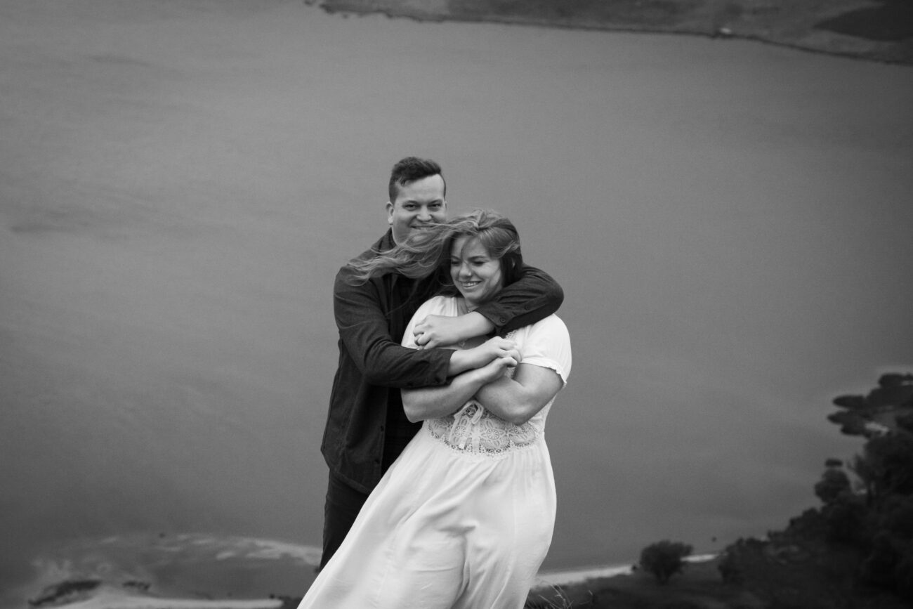 Engagement photography in Lough Tay