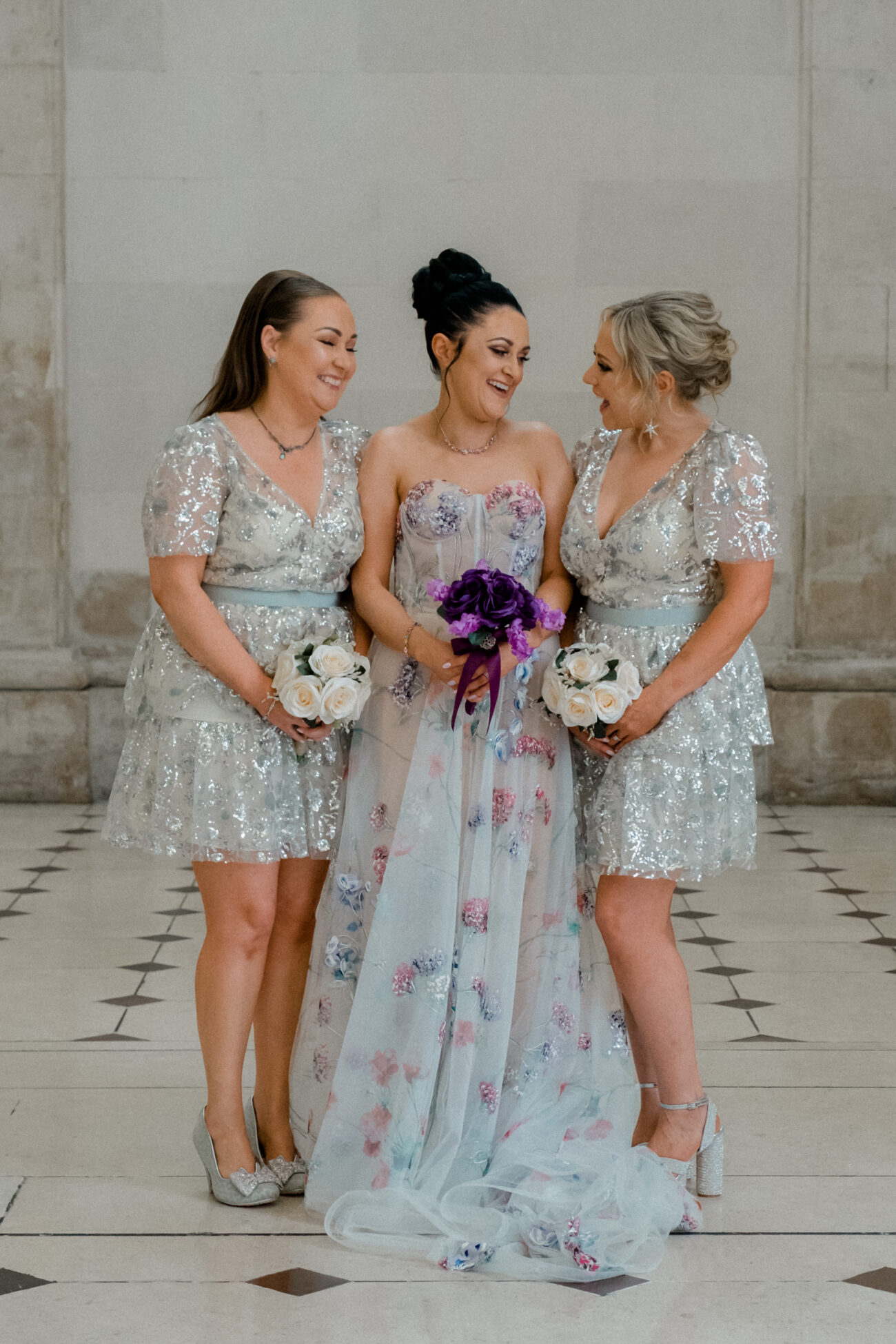 bridesmaids at Dublin city Hall