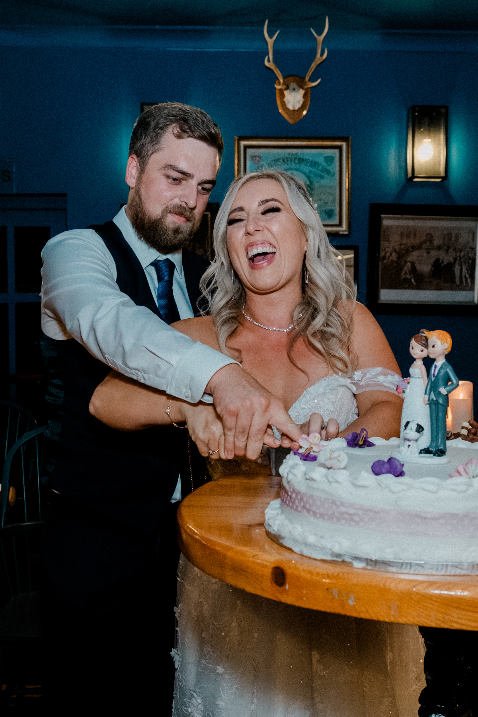 Bride and groom walking in the butterfly garden at Killashee Hotel, Killashee Hotel wedding in dublin Ireland | Dena Shearer Photography