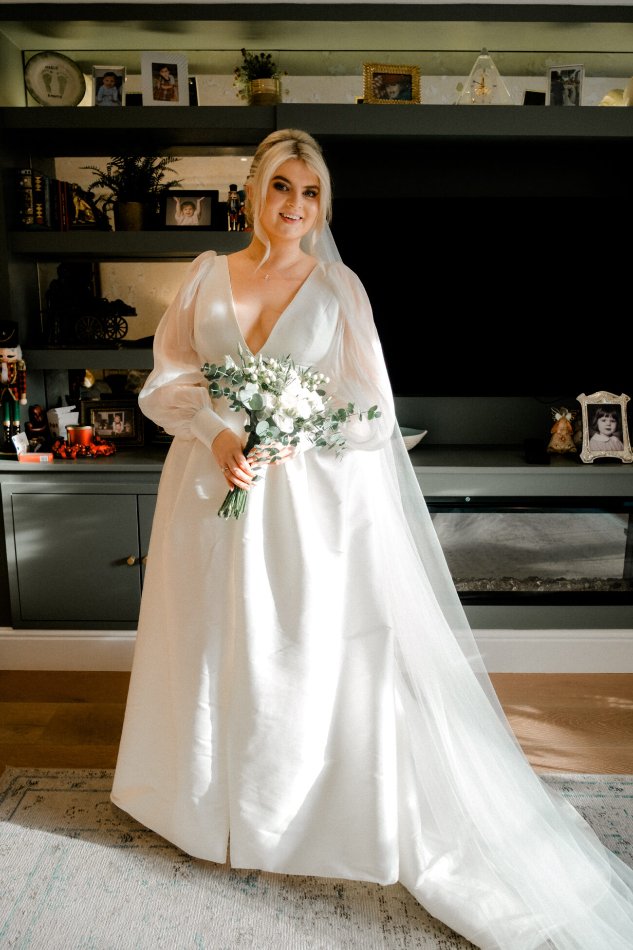 portrait of the bride. powerscourt estate wedding