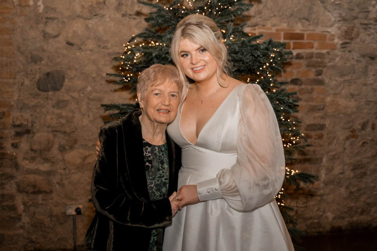 Bride with her granny