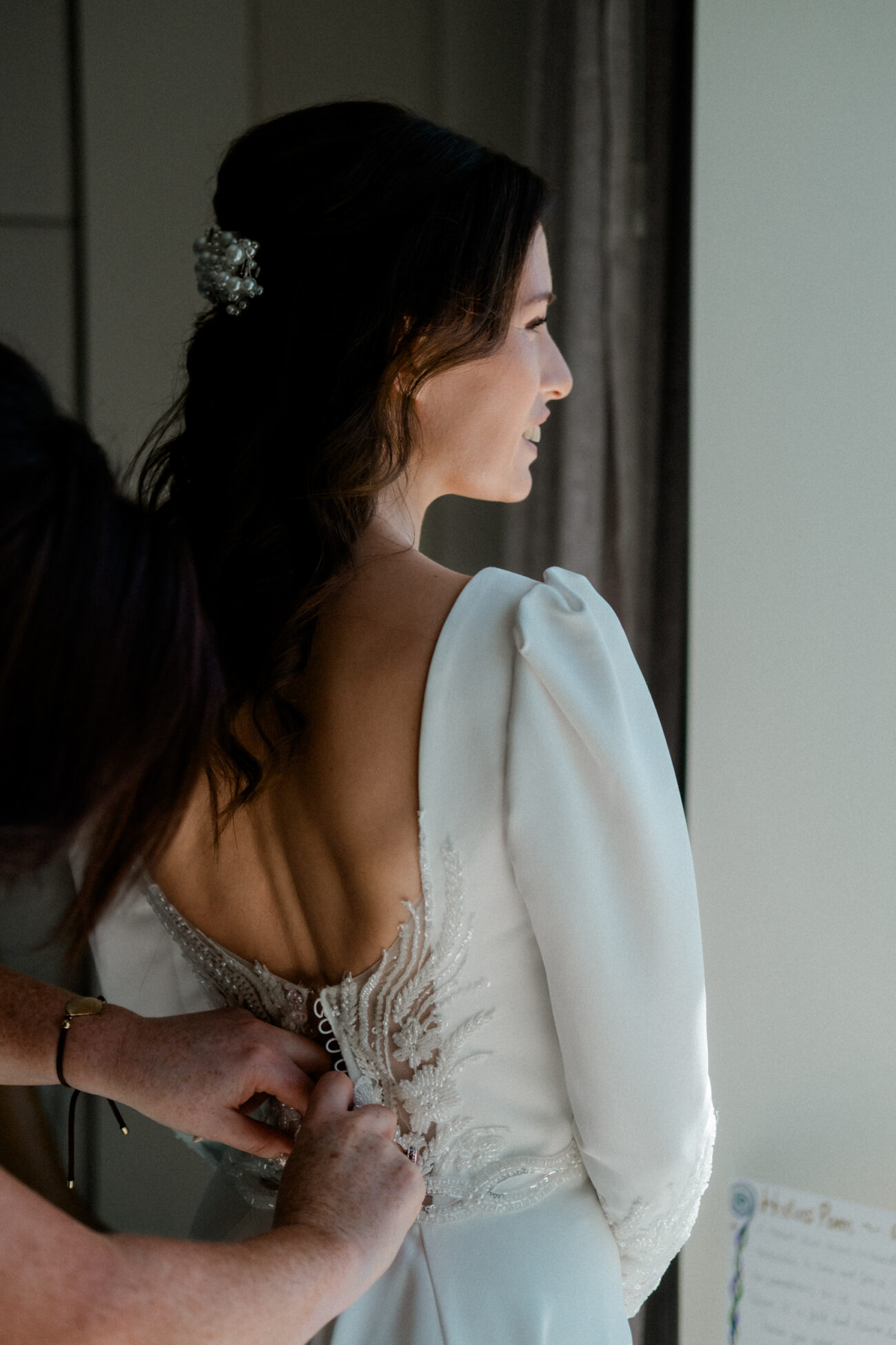 Bride getting ready at Portmarnock Resort