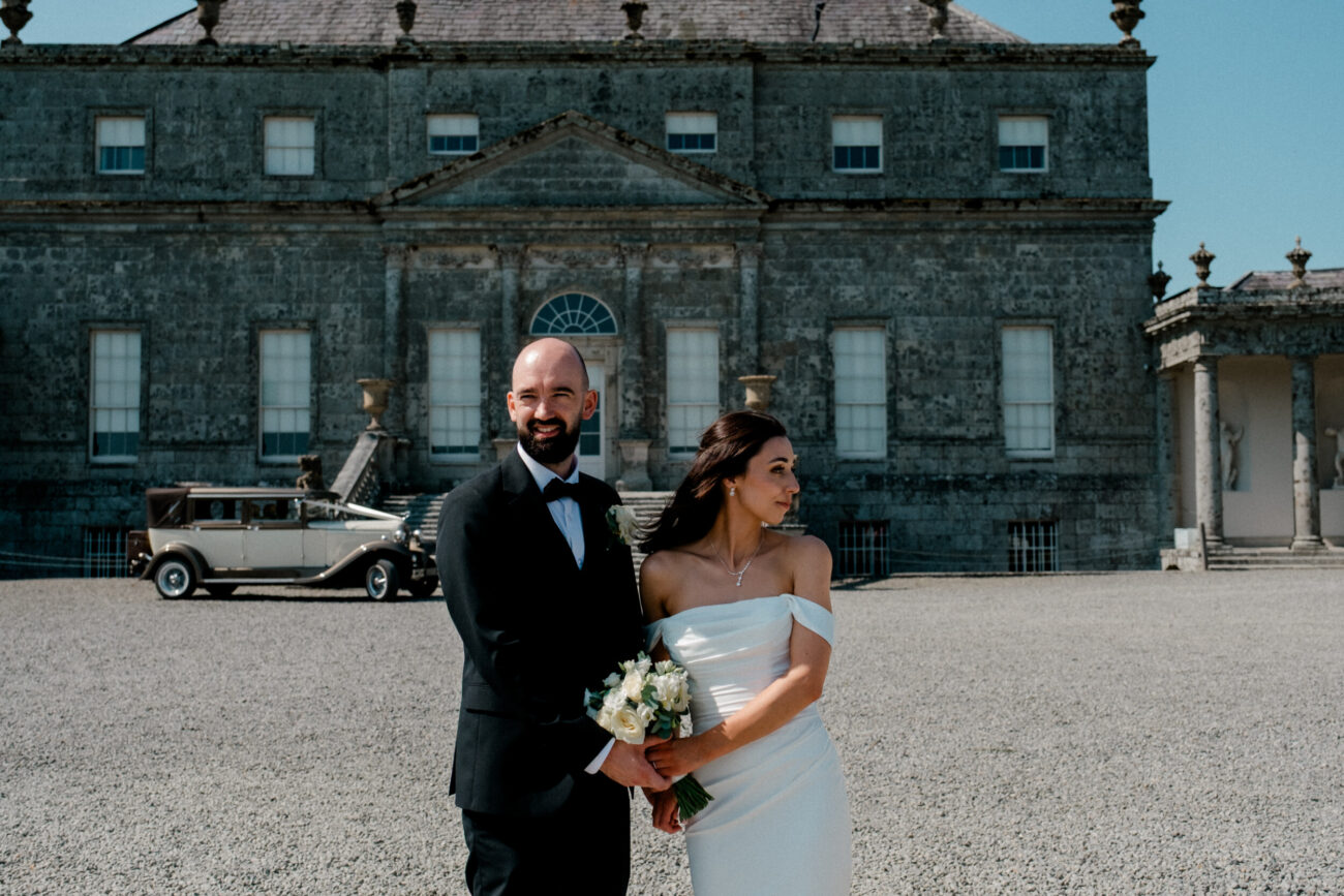 wedding portraits at Russborough house