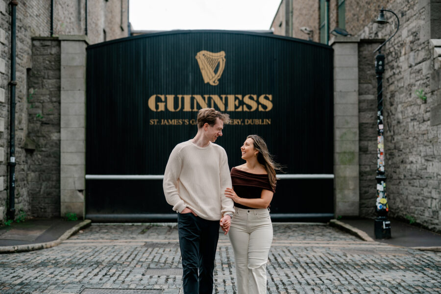 Engagement photography in Dublin City Centre